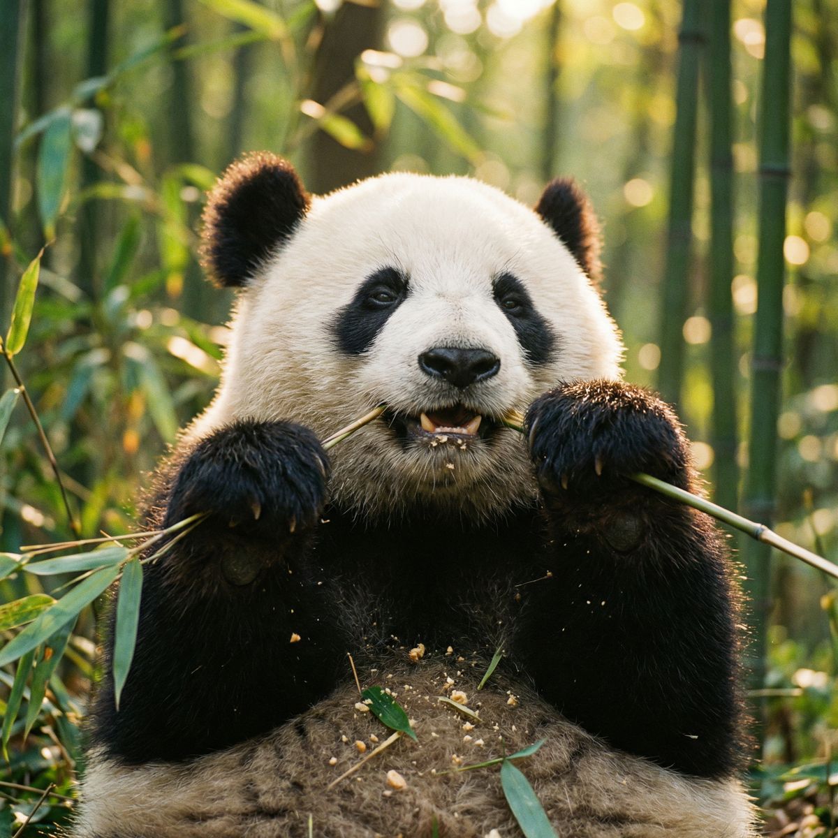 网红主播熊猫视频 - 大熊猫竹林漫步